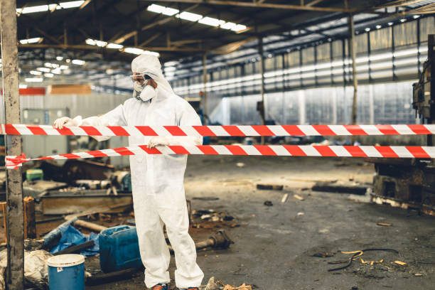 Professional Crime Scene Cleanup technician working in Lyme, NH
